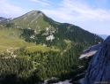 Mačenska planina s Ovčjim vrhom in Celovško kočo.