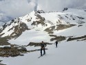 Mimo zgornjega Schwarzhornovega jezera. V ozadju Ankogel.