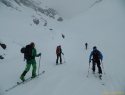 V megli proti Schweizertoru (2137m).
