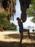 “Na kapnik še zlezem, pol grem pa plavat v morje” - Hat Phra Nang (Railay).