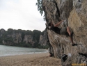 Trening prečka na Ton Sai beach.