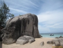 Elephant – najbolj znan balvan na Sairee beachu (Ko Tao).